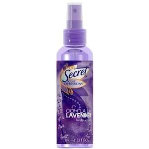 Secret Scent Expressions Body Splash Oh La La Lavender 3 oz (Quantity 