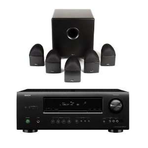  Denon AVR1912 A/V Receiver and Mirage Nanosat Home Theater 