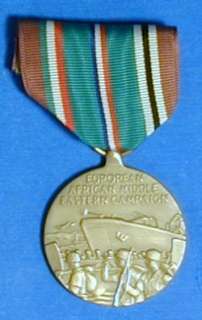 US EUROPEAN AFRICAN MIDDLE EASTERN CAMPAIGN MEDAL R8147  
