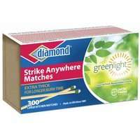 NEW DIAMOND STRIKE ANYWHERE MATCHES 12 PACKS 3600 COUNT SEALED NEW 