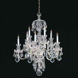 Bohemian 16 Light Candle Chandelier Finish Chrome, Crystal Type 