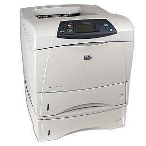  HP LaserJet 4200tn Parallel/LAN B&W Laser Printer w/Tray 