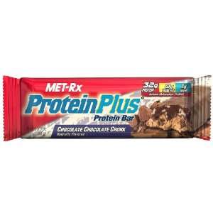  MET Rx, ProteinPlus, Protein Bar, Chocolate Chocolate Chip 
