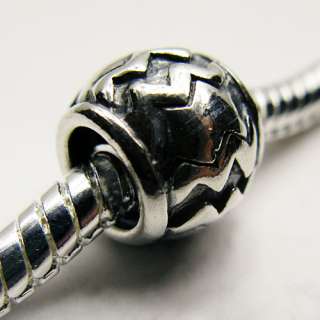   Stopper Charm .925 Pick Style 4.5mm Hole Bead Fit Bracelet  