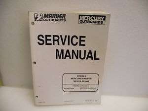 Mercury/Mar. outboard 30/40 HP 4 Stroke service manual  