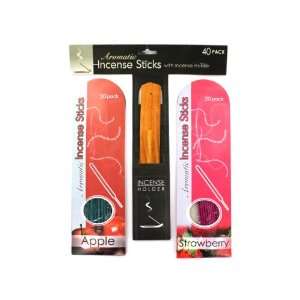  Aromatic incense sticks with holder   Case of 48 