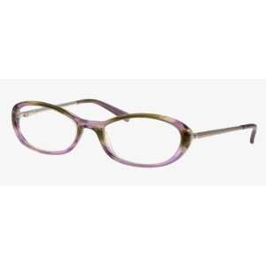 Tory Burch TY2007 Eyeglasses Purple Tort Demo Lens Frame 52 17 135