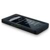 Black Rubber Gel Skin Case Cover for Microsoft Zune HD  