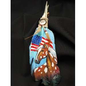  Native American Style Painted Feathers   (PF27) Kitchen 