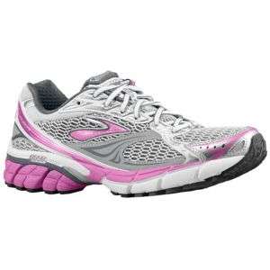 Brooks Ghost 4   Womens   Running   Shoes   White/Silver/Shadow 