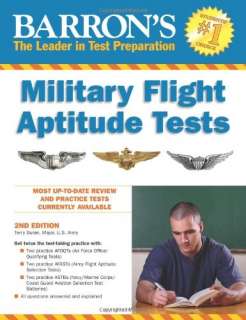 Barrons Military Flight Aptitude Tests Book  Terry Duran NEW PB 