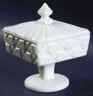 Westmoreland OLD QUILT (MILK GLASS) Candy Dish 769533  