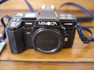 Minolta Maxxum 7000 SLR 35mm Camera Body AS IS NEEDS REPAIR  