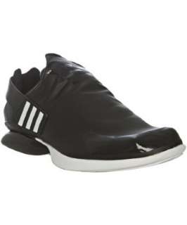 Yohji Yamamoto Adidas black vinyl Light Runner sneakers 
