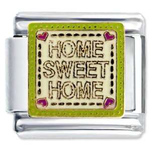  Home Sweet Italian Charms Bracelet Link Pugster Jewelry