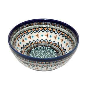  Polish Pottery Jade Swirl Cereal/Soup Bowl Kitchen 