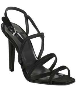 Calvin Klein Collection black satin Nadia strappy sandals   