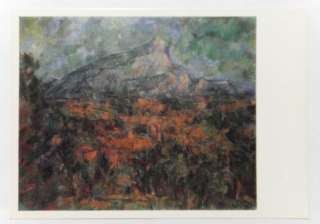PAUL CEZANNE ART POSTCARD The Sainte Victoire Mountain  