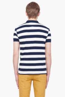 Marc By Marc Jacobs Navy Striped Polo for men  