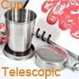 Stainless Steel Travel Folding Collapsible Cup Gift hot  