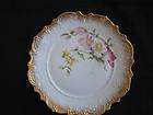 WHEELOCK, MADE IN GERMANY 8 INCH PLATE WITH GOLD