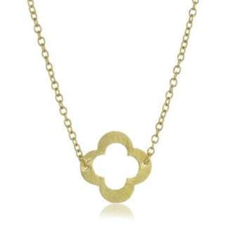Privileged NYC Gold Single Clover Necklace   designer shoes, handbags 