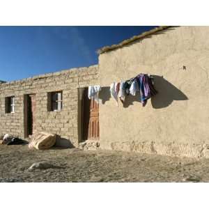  Washing Line Outside Local House, Salar De Uyuni, Bolivia 