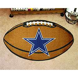 nEw NFL DALLAS COWBOYS Shaped Decor Carpet FOOTBALL RUG  