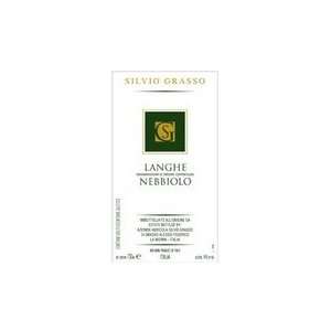  2008 Silvio Grasso Langhe Nebbiolo 750ml Grocery & Gourmet Food