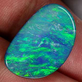 75cts Color Flashing Natural Doublet Opal Gemstone  