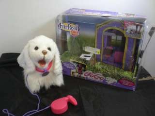 FurReal Friends Electronic Authentic Pets go go my walking pups white 
