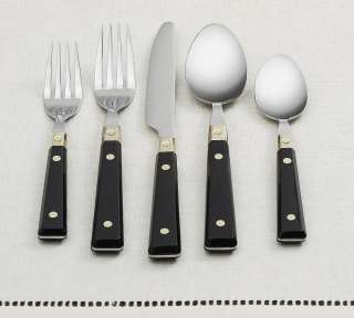 Pottery Barn Range Flatware Silverware Knife Fork Spoon 5pc set 