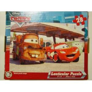   and Lightning McQueen   Lenticular Puzzle 28 Pieces Toys & Games