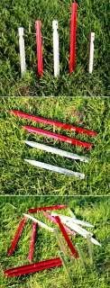 12 Pieces of Aluminium alloy Tent Peg Stake Outdoor camping necessary 