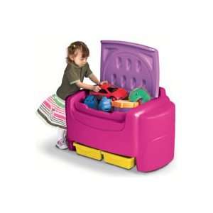  Little Tikes Bright Pink Sort n Store Toy Chest