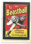 TOPPS WACKY PACKAGES 39 BEASTBALL BUBBLE GUM CARDS  