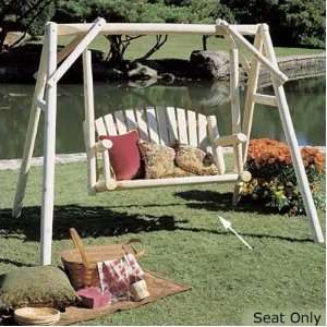  4 American Garden Log Swing [Seat Only] Patio, Lawn 