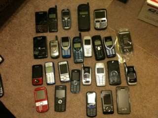   25 cell phones Blackberry Nokia Motorola Samsung HTC Sony Palm  