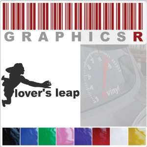  Sticker Decal Graphic   Rock Climber Climbing Lovers Leap 