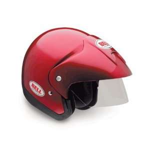  Bell Mag 8 Solid Open Face Helmet Large  Red Automotive