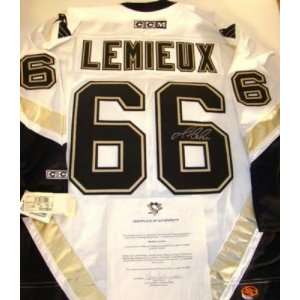 Autographed Mario Lemieux Jersey   Official CCM JSA   Autographed NHL 