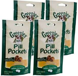 Greenies 4pk Small Pill Pockets Dog CHICKEN 120ct Fresh  