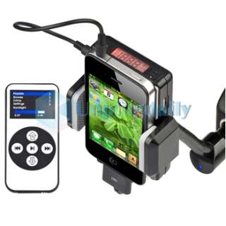 FM Transmitter+Car Charger+Remote For Apple iPhone 4 4G 4S 3GS 3G S 3 