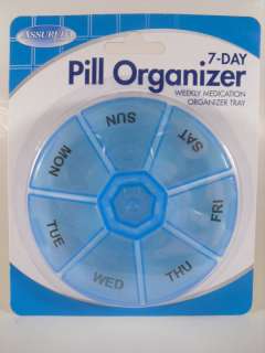 Day Round Pill Organizer Weekly Medication Organizer  