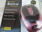 new gear head 3 button wireless optical wheel mouse pink