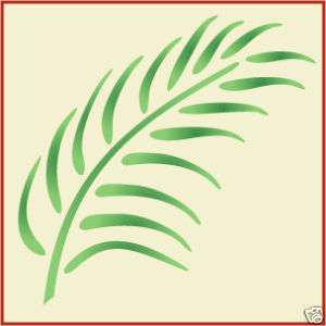 PALM FROND   TROPICAL PLANT   The Artful Stencil  