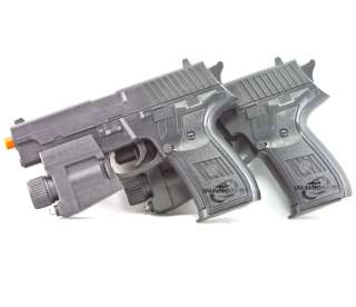 NEW P226 SPRING AIRSOFT PISTOL LIGHT LASER HAND GUN Sniper Rifle w 