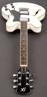 SX EG5 STD White Electric Guitar Semi Hollow Body New  