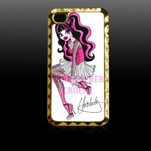 Monster High Christopher Choene Printing Golden Case Cover for Iphone 