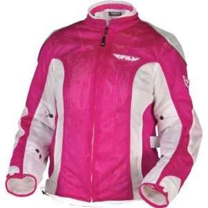  Fly Racing Womens CoolPro Mesh Motorcycle Jacket Pink Size 
